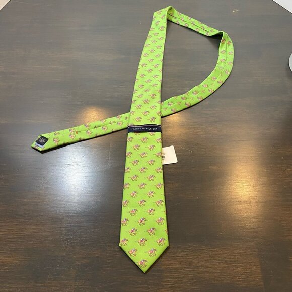 Tommy Hilfiger Derby Race Horse Silk Tie – NWT - Picture 5 of 5